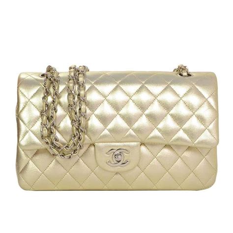 chanel bag gold|chanel quilted bag gold chain.